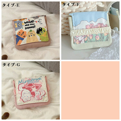 サニタリー ポーチ サニタリーポーチ ナプキン用ポーチ ハンカチ 女の子 小学生 生理用品 タンポン 夜用ナプキン 持ち運び 携帯 小物入れ あぶらとり紙 初潮 ランドセル 中学生 高校生 ギフト 子供 送料無料