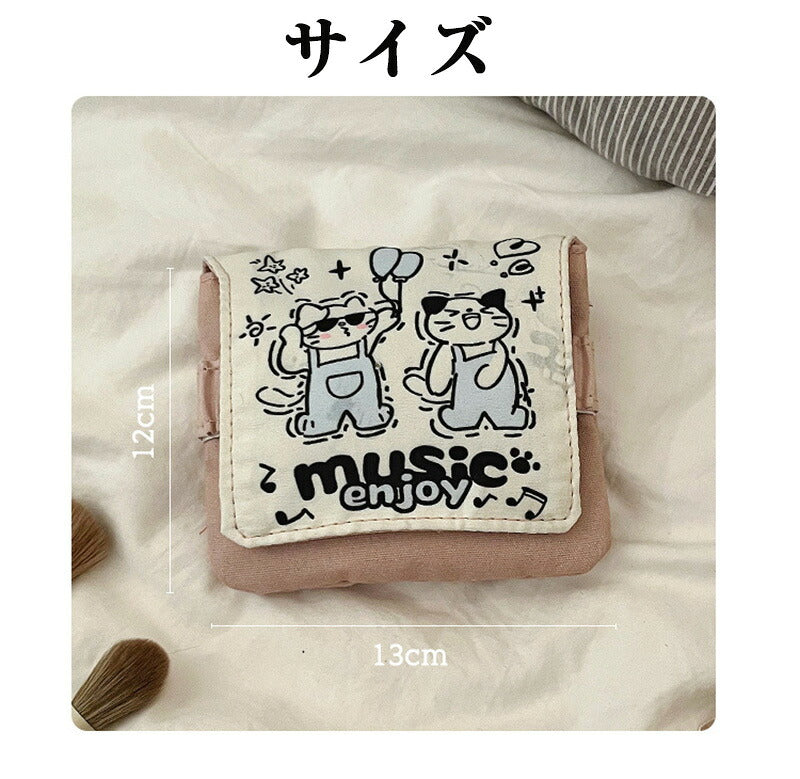 サニタリー ポーチ サニタリーポーチ ナプキン用ポーチ ハンカチ 女の子 小学生 生理用品 タンポン 夜用ナプキン 持ち運び 携帯 小物入れ あぶらとり紙 初潮 ランドセル 中学生 高校生 ギフト 子供 送料無料
