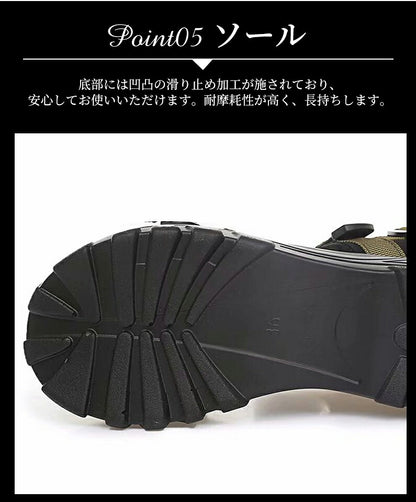 サンダル 厚底 レディース スポーツサンダル 7cm 足長効果 コンフォート厚底靴 スニーカー ビーチサンダル スポーツ 美脚効果 衝撃吸収 通気性 歩きやすい アウトドア 旅行 厚底サンダル 軽量 ベルクロ スニーカー 美脚 カジュアル