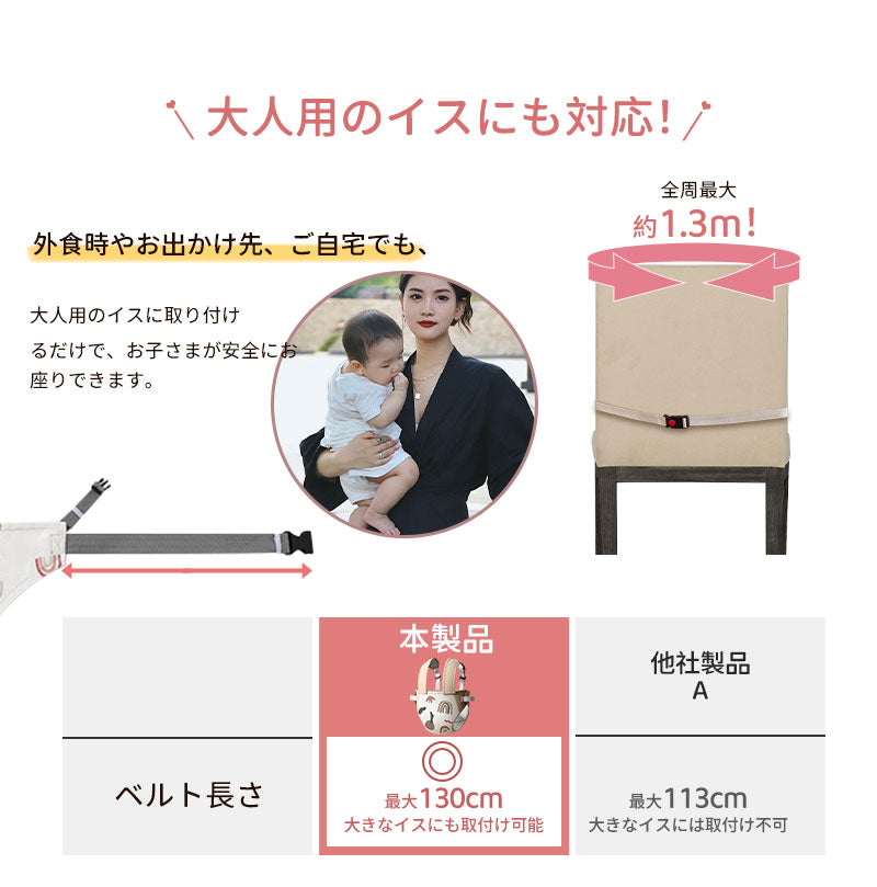 チェアベルト 滑り止め ベビー キッズ 肩ベルト チェア ベルト 転落防止 おまかせ便 人気 ポーチ付き お座り 立ち上がり防止 お食事 グッズ 赤ちゃん ホールド チェアー 離乳食 外食 椅子 旅行 収納 持ち運び キッズ おすわり補助子供 子ども 女の子 男の子