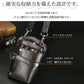 【18日-21日限定※10％OFF】シザーケース5丁収納 収納 シザーバッグ トリマー 美容師 ヴィンテージ ビンテージ ウエストポーチ PUレザー 腰掛け フscissors-case-01