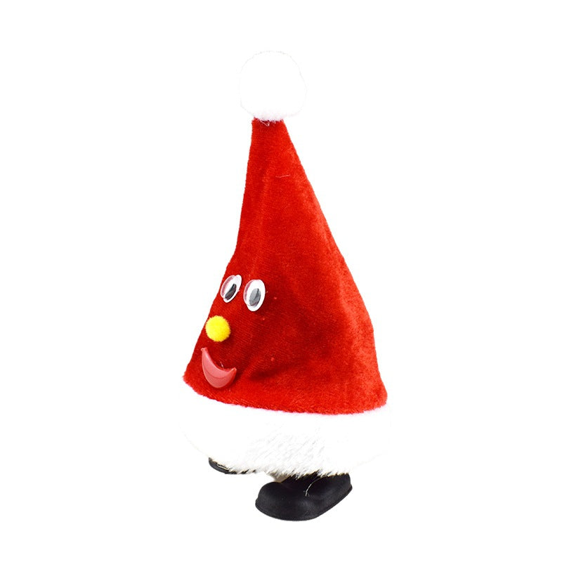 クリスマス ツリー サンタ おもちゃ 踊る 歩く 走る 楽しい ジングルベル ミュージック 音楽 ウォーキング 冬 パーティー 単4電池 ダンシングサンタ ギフsdsp-001