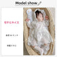 セレモニードレス ロンパース カバーオール 長袖 帽子付き 3点セット 新生児 ベビー服 ワンピース ベビー用品 子供服 赤ちゃん 刺繍 レース ドレス フォーマル 女の子 お食い初め 100日祝い 出産祝い 白 ベビー お宮参り 退院