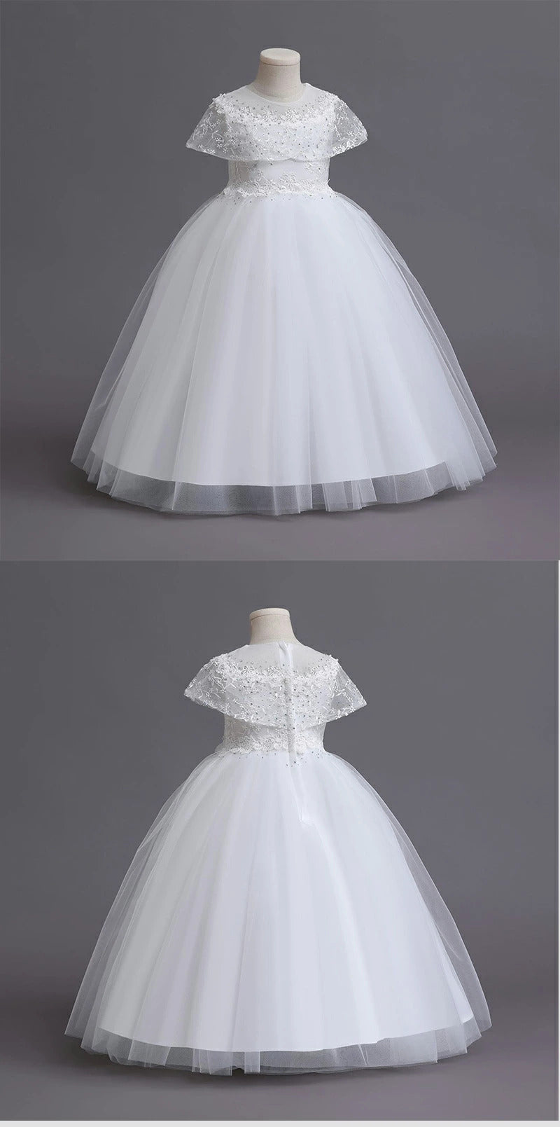 子供ドレス 結婚式 発表会 ロング レース ドレス キッズ 120 140 110フォーマル キッズ 女の子 ジュニア 子供服 ワンピース 結婚式 フラワーガール シャンパン ネイビー グレー 130 150 160