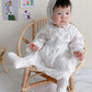 セレモニードレス ロンパース カバーオール 長袖 帽子付き 3点セット 新生児 ベビー服 ワンピース ベビー用品 子供服  赤ちゃん 刺繍 レース ドレス フォーマル 女の子 お食い初め 100日祝い 退院 出産祝い お宮参り ベビー 白
