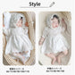 セレモニードレス ロンパース カバーオール 長袖 帽子付き 3点セット 新生児 ベビー服 ワンピース ベビー用品 子供服  赤ちゃん 刺繍 レース ドレス フォーマル 女の子 お食い初め 100日祝い 退院 出産祝い お宮参り ベビー 白
