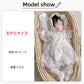 セレモニードレス ロンパース カバーオール 長袖 帽子付き 3点セット 新生児 ベビー服 ワンピース ベビー用品 子供服  赤ちゃん 刺繍 レース ドレス フォーマル 女の子 お食い初め 100日祝い 退院 出産祝い お宮参り ベビー 白