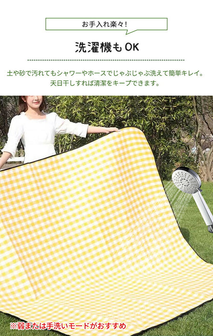 レジャーシート 厚手 大判 200×200 ピクニックシート クッション 大きい 防水 洗える キャンプ マット レジャー コンパクト レジャーマット 6人 8人 折りたたみ ピクニックマット テントシート ピクニック ジュニアシート 200×150