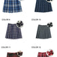 スクールスカート レディース 女子高生 スカート リボン ボウタイ チェックスカート プリーツスカート 制服 高校生 中学生 学生服 ギンガム チェック柄 ミニスカート 学生 学校 女子制服 コスチューム 衣装 仮装 着痩せスクール制服 JK