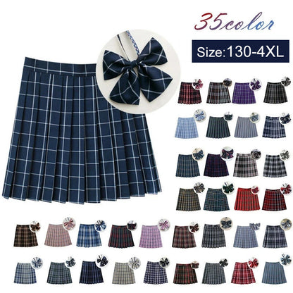 スクールスカート レディース 女子高生 スカート リボン ボウタイ チェックスカート プリーツスカート 制服 高校生 中学生 学生服 ギンガム チェック柄 ミニスカート 学生 学校 女子制服 コスチューム 衣装 仮装 着痩せスクール制服 JK