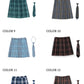 スクールスカート レディース 女子高生 スカート リボン ボウタイ チェックスカート プリーツスカート 制服 高校生 中学生 学生服 ギンガム チェック柄 ミニskirt-005