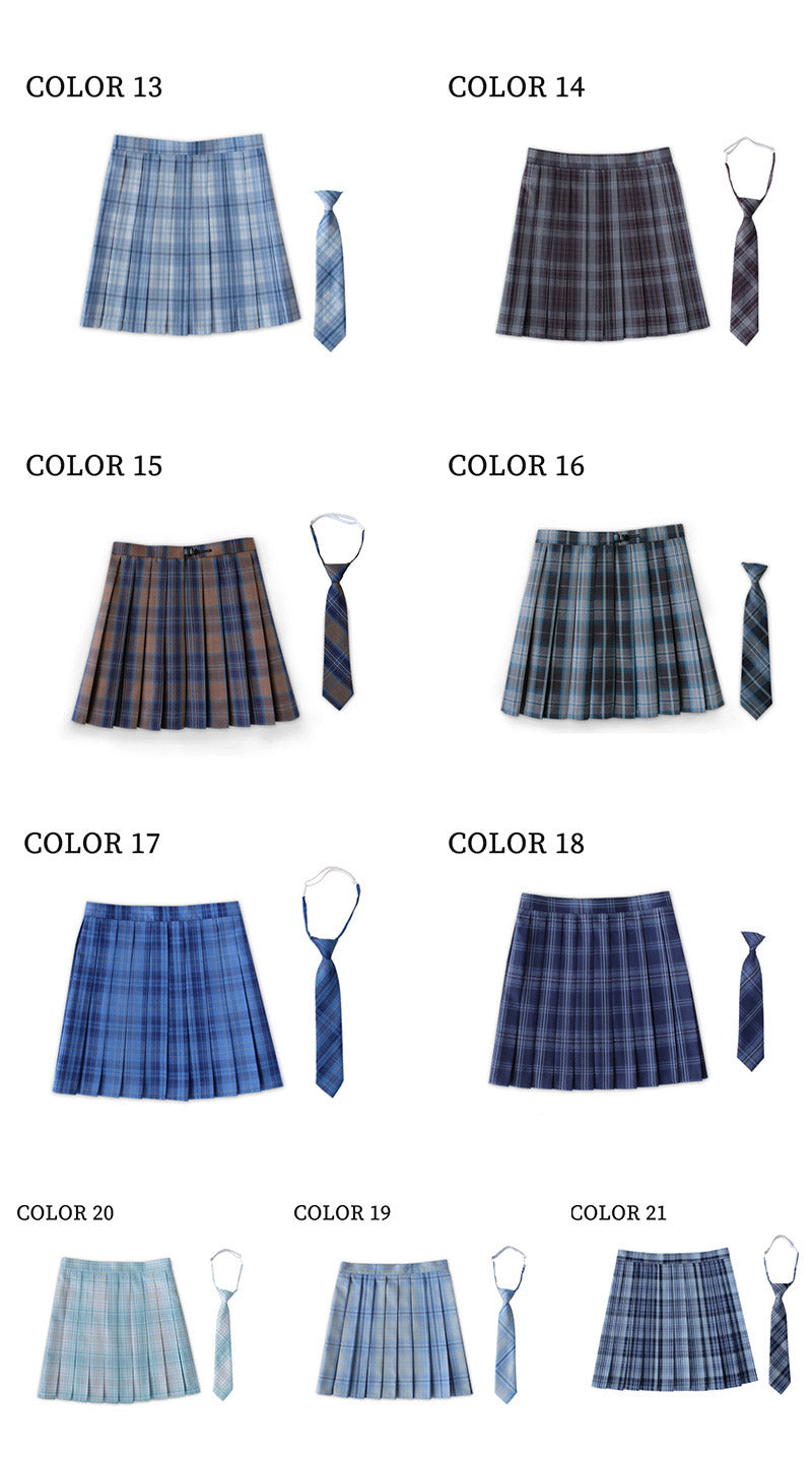 スクールスカート レディース 女子高生 スカート リボン ボウタイ チェックスカート プリーツスカート 制服 高校生 中学生 学生服 ギンガム チェック柄 ミニskirt-005
