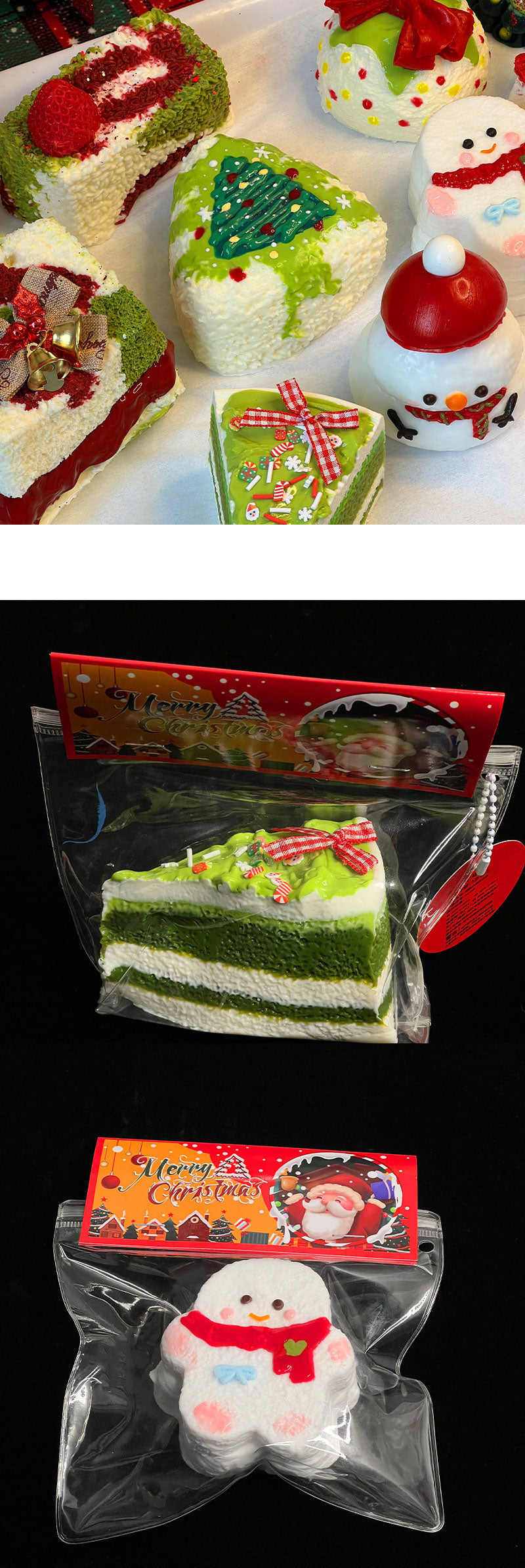スクイーズ クリスマス ストレス解消 低反発 ふわふわ おもちゃ かわいい 握る もちもち おしゃれ 握って遊ぶ  パン ケーキ ままごと 癒し リアル インテリア 食品サンプル 子供が喜ぶ ぷにぷに お誕生日 女の子  男の子