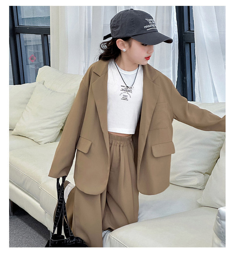 ダンス衣装 キッズ 衣装 セットアップ ヒョウ柄 jazz k-pop hiphop キッズダンス衣装 デニム 子供服 女の子 ヘソ出し グレー ベージュ デニム チア ヒップホップ キッズダンス k-pop衣装 ロングパンツ ジャズダンス 発表会 チアガール 韓国ファション 演出服 夏 ダンスウエア