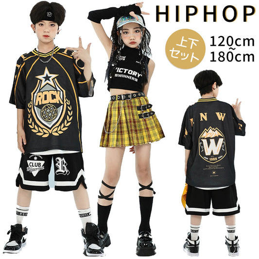 ダンス衣装 キッズ 衣装 セットアップ jazz k-pop キッズダンス衣装 デニム 子供服 女の子 ヘソ出し グレー ベージュ デニム チア ヒップホップ キッズダンス k-pop衣装 アームカバー 片腕 黒トップス ロングパンツ ジャズダンス 発表会 チアガール 韓国ファション 演出服