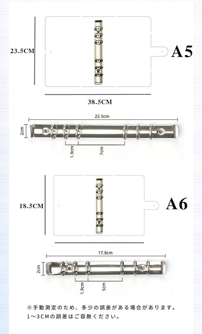 シール帳 クリア 推し活 手帳カバー バインダー A6 A5 軽量 保護カバー メモ帳 大容量 ノートカバー クリアバインダー 韓国風 PVC 防水 汚れ防止 推し活グッズ シールバインダー ダブルボタンデザイン