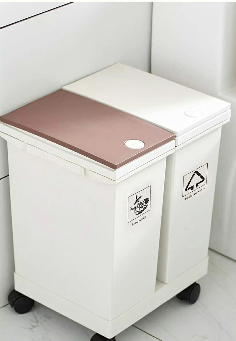 分別ゴミ箱 分別 ゴミ箱 キャスター付き 天板付きゴミ袋スタンド 60L対応 20L袋可 ごみ箱 ふた付き ダストワゴン 蓋付き ダストボックス ハイタイプ おしゃれ 分別ゴミ キッチン リサイクルスタンド