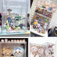 ぬいぐるみ収納ケース 透明 シューズボックス ウインナーケース 透明フィギュアケース アクリルケース 展示用 収納ボックス 収納ケース ケース 箱 棚 収納 バstorage-0136v2