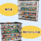 トミカ ケース ミニカーディスプレイ ミニカー　スタンドタイプ 1/64 led  卓上 40～80台　高さ約46cm 幅約47cm  収納ケース 収納 収納棚storage-0146