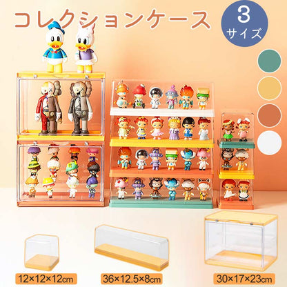 フィギュアケース 組み立て式 収納 ビッグサイズ 展示ボックス 高品質 3段 4段 コレクションケース コレクション ボッstorage-0145