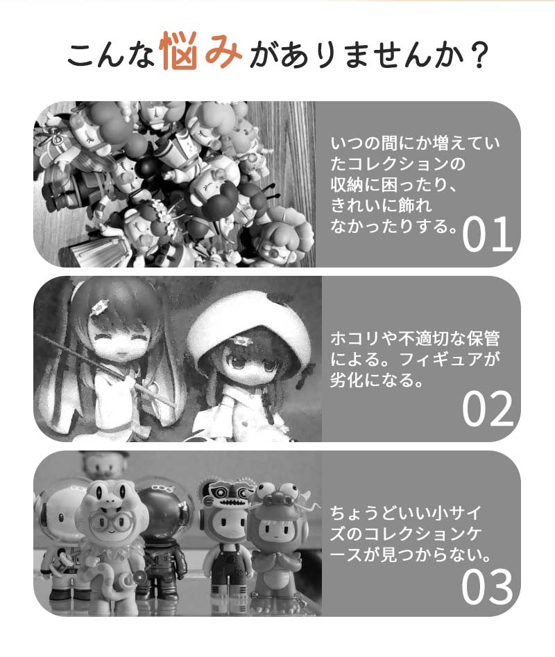 フィギュアケース 組み立て式 収納 ビッグサイズ 展示ボックス 高品質 3段 4段 コレクションケース コレクション ボッstorage-0145