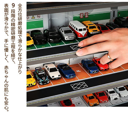 トミカ ケース ミニカーディスプレイ ミニカー　スタンドタイプ 1/64 led  卓上 40～80台　高さ約46cm 幅約47cm  収納ケース 収納 収納棚 棚 卓上 ライト フィギュアケース アクリル トミカケース アクリル おもちゃ