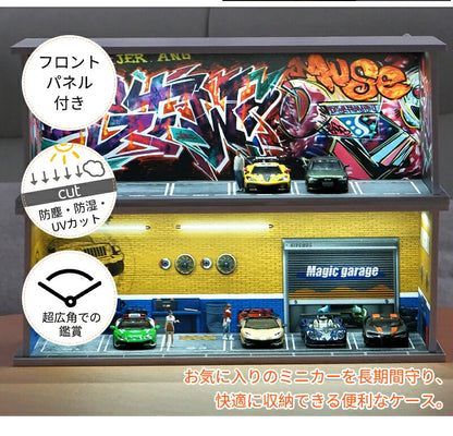 トミカ ケース ミニカーディスプレイ ミニカー　スタンドタイプ 1/64 led  卓上   収納ケース 収納 収納棚 棚 卓上 ライト フィギュアケース アクリル トミカケース ショーケース コレクションボード  アクリル おもちゃ