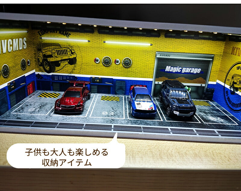 トミカ ケース ミニカーディスプレイ ミニカー　スタンドタイプ 1/64 led  卓上   収納ケース 収納 収納棚 棚 卓上 ライト フィギュアケース アクstorage-0150