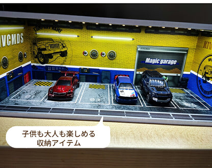 トミカ ケース ミニカーディスプレイ ミニカー　スタンドタイプ 1/64 led  卓上   収納ケース 収納 収納棚 棚 卓上 ライト フィギュアケース アクリル トミカケース ショーケース コレクションボード  アクリル おもちゃ