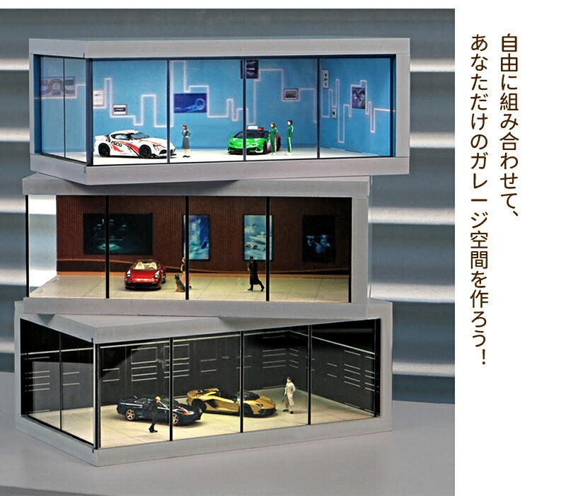 トミカ ケース ミニカーディスプレイ ミニカー　スタンドタイプ 1/64 led  卓上   収納ケース 収納 収納棚 棚 卓上 ライト フィギュアケース アクstorage-0151