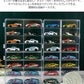 ミニカー 収納 ミニカーケース ミニカーディスプレイ最大 32台　扉付き トミカ 収納  コレクションケース ロングミニカー おもちゃ ショーケース 卓上 置きstorage-0152