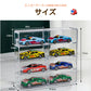 ミニカー 収納 ミニカーケース ミニカーディスプレイ最大 32台　扉付き トミカ 収納  コレクションケース ロングミニカー おもちゃ ショーケース 卓上 置きstorage-0152