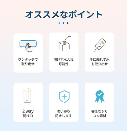 製氷皿 シリコン 製氷器 大容量 ストロー付き アイストレー 透明蓋付 保存ケース 蓋付き 冷蔵庫専用 簡単に取り出す 漏れ防止 超低温耐性 夏休み 冷たい飲み物 ジュース 製氷 キッチン用品 家庭用 透明氷 ビール 蓋つき 宅飲み 小分け