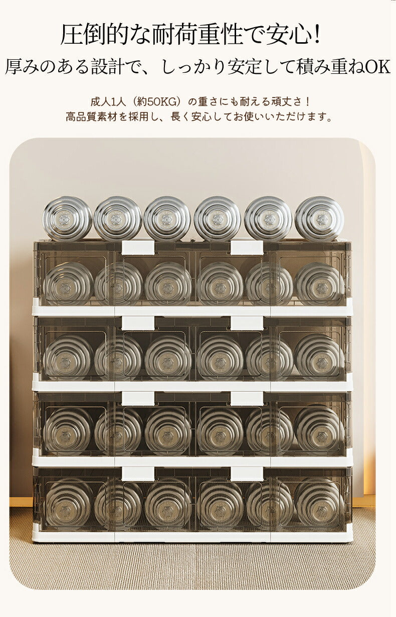 【クーポン利用で5,388円get！】ベッド下 収納ボックス 折りたたみ 27L/38L /35L /50L キャスター ソファ下 コンテナ 折畳み 収納ケースstorage-0157