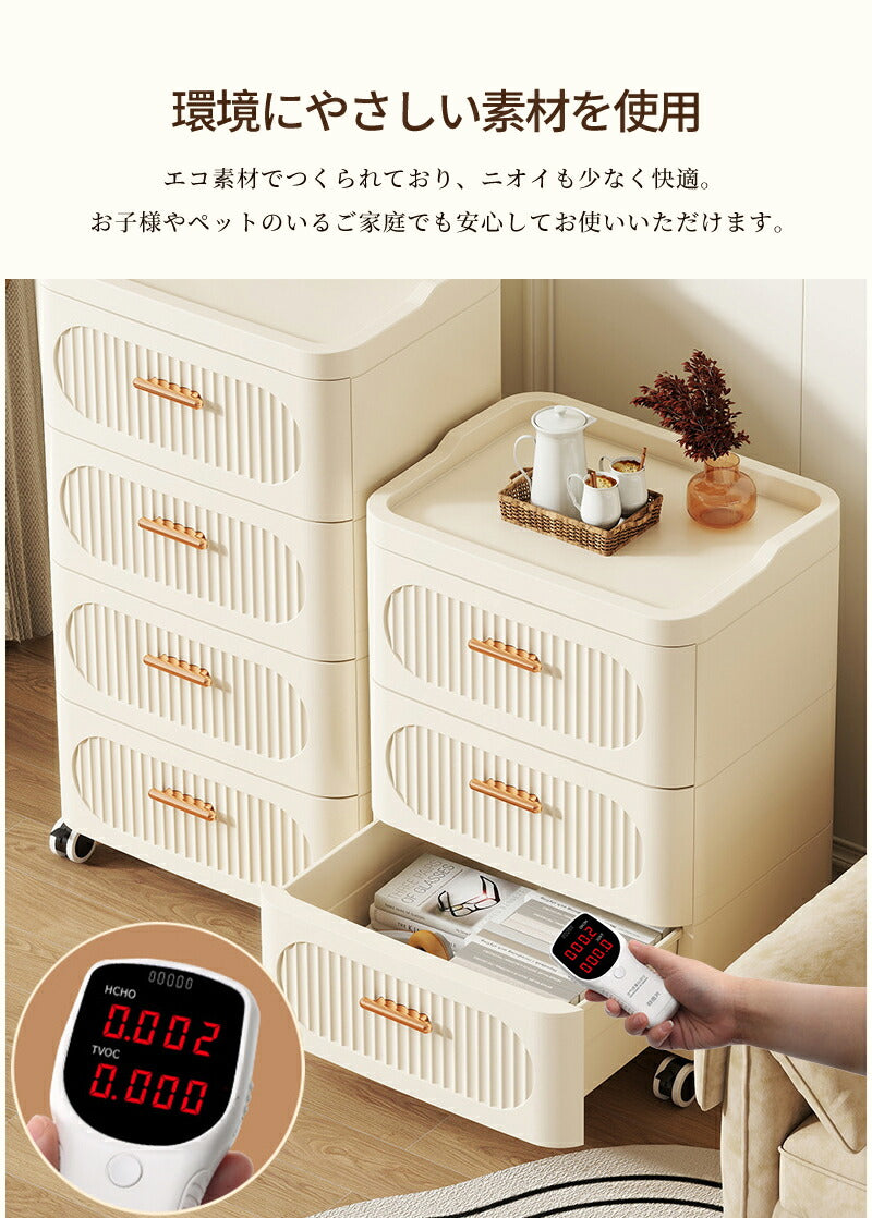 【35%OFFクーポン利用可能★5日終了】収納ボックス キャスター付き 引き出し 大容量 押入れ収納 おしゃれ 収納ボックス  姫系 チェスト 収納ケース 折畳み 送料無料 衣装ケース 軽量  プラスチック 組立簡単 衣装収納ボックス コンテナ 北欧風 大型 収納 小物 布団 整理棚