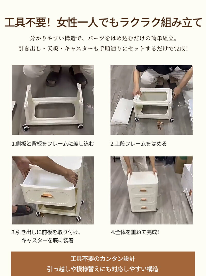 【35%OFFクーポン利用可能★5日終了】収納ボックス キャスター付き 引き出し 大容量 押入れ収納 おしゃれ 収納ボックス  姫系 チェスト 収納ケース 折畳み 送料無料 衣装ケース 軽量  プラスチック 組立簡単 衣装収納ボックス コンテナ 北欧風 大型 収納 小物 布団 整理棚