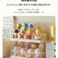 コレクションケース アクリル ビッグサイズ 棚 ボックス 卓上 フィギュアケース ディスプレイケース コレクション 飾り棚 透明 扉付き ラック スタッキング おしゃれ クリア 人形 フィギュア 積み重ね 組立簡単 プラモデル ディスプレイ ケース
