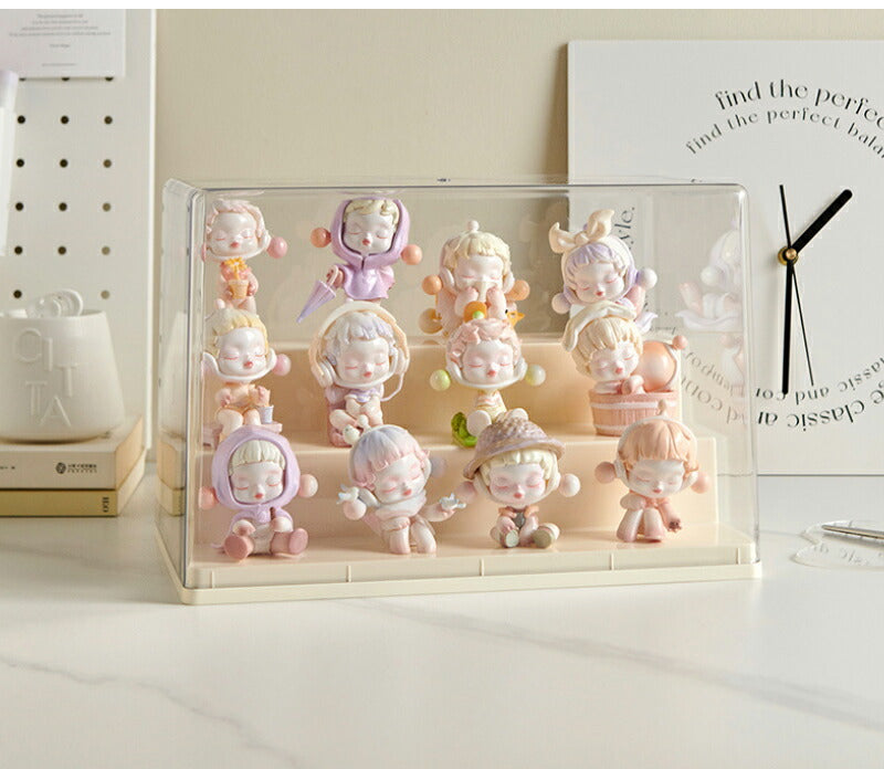 コレクションケース アクリル ビッグサイズ 棚 ボックス 卓上 フィギュアケース ディスプレイケース コレクション 飾り棚 透明 扉付き ラック スタッキング おしゃれ クリア 人形 フィギュア 積み重ね 組立簡単 プラモデル ディスプレイ ケース