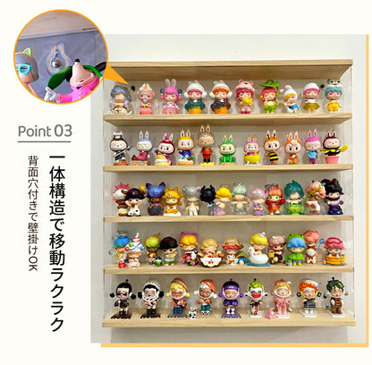 コレクションケース アクリル 棚 ボックス 卓上 壁掛け可能 ミニカー 収納 フィギュアケース スライドドア 棚板 階段 フィギュア収納棚 人形 トミカ  ディスプレイケース コレクションボード 飾り棚 扉付き コレクション 展示用  ホコリ対策
