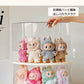 ぬいぐるみ用 収納ケース コーナー収納 ラブブ フィギュアケース らぶぶ クリ LABUBU ディスプレイボックス  カバー 保護ケース 汚れ防止 防塵 傷つけ防止 透明ケース ショーケース フィギュア 卓上 収納 人形 積み重ね可能 省スペース