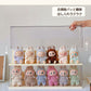 ぬいぐるみ用 収納ケース コーナー収納 ラブブ フィギュアケース らぶぶ クリア 透明LABUBU ディスプレイボックス  保護ケース 汚れ防止 防塵 傷つけ防止 透明ケース ショーケース フィギュア 卓上 収納 人形 積み重ね可能 省スペース
