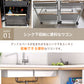 スライドラック 調味料ラック キッチンラック キッチン隙間収納 シンク下ラック 洗面台下 置き型収納棚 食器 調理器具 キッチン下 収納棚 整理棚 収納ラック storage-2505