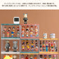コレクションケース POP MART LABUBU収納 アクリル 棚 卓上 フィギュアケース 積み重ね フィギュア おしゃれ クリア ミニカー ディスプレイケース 小型 透明 扉付き 収納ボックス マグネット式 人形 クリスマス 新年 プレゼント
