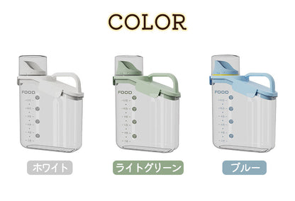 ペットフードストッカー 食品保存容器 フードストッカー ドッグフードストッカー 犬  猫 ペットフード 保存容器 ドッグフード保存容器 キャットフード保存容器  計量カップ付き 持ちやすい 猫 犬用 1600ml 2000ml 2800ml