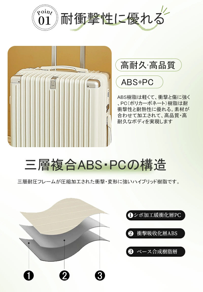 スーツケース キャリーケース Sサイズ フロントオープン 機内持ち込み ドリンクホルダー 静音 軽量 前開き 小型 かわいい 旅行 修学旅行 s m 出張 短途旅行 キャリーバッグ トランクケース 2-3日用