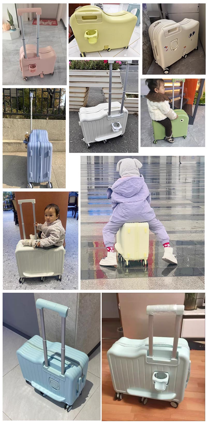 スーツケース 乗れる 子供 おしり痛くないクッション付 乗れるスーツケース 子供乗れるスーツケース 折りたたみ 子供が乗れる キャリー ケース スーツケース 子suitcase-2501