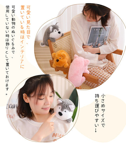 ぬいぐるみ 猫背矯正 かわいい 姿勢 猫背  姿勢改善 疲れ軽減 サポート デスク オフィス 学校 背筋 デスクワーク どうぶつ  塾 机 お腹 おなか 挟む はさむ クッション もふもふ 癒し