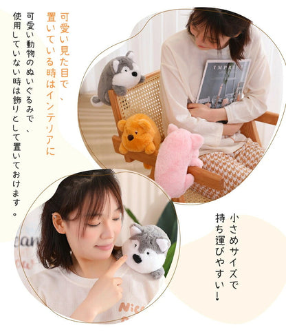 ぬいぐるみ 猫背矯正 かわいい 姿勢 猫背 姿勢改善 疲れ軽減 サポート デスク オフィス 学校 背筋 デスクワーク どうぶつ 塾 机 お腹 おなか  はさむ クッション 癒し もふもふ  挟む