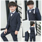 子供 スーツ 男の子 フォーマルスーツ 子供服 男の子スーツ 5点セット スーツ チェック柄 入学式 卒業式 高校生 小学生 中学生 紳士服 キッズ フォーマル おしゃれ 無地 ブローチ 通気性 肩パッド付き こどもスーツ 高級感 長袖 キッズスーツ
