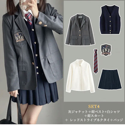 スーツ 女の子 6点セット セット 制服 中学生 卒業式 フォーマル 女の子スーツ ベスト付 JK制服 ブレザー レディース フォーマルスーツ 子供スーツ ジャケット スカート 入学式スーツ 成人式 女子高生 学園祭 卒業式スーツ 女子制服